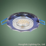 Colorful Decoration Blue Glass Octagon Shape GU10 Recessed Downlight Fixture