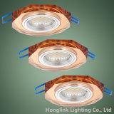 Octagon Colorful Decoration Glass Recessed Ceiling LED Downlight Fixture