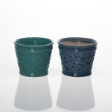 Chinese Plum Blossom Ceramic Holders for Scented Wax
