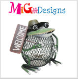 Wholesale Cheap Lovely Welcome Frog Metal Garden Decor