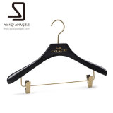 Luxury Wooden Hanger with Clips