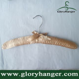 Pink Satin Padded Clothes Hanger for Display