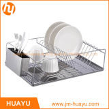 Chrome Wire Dish Rack with Tray and Cup