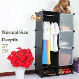 Black Plastic DIY Storage Cbinet with Many Colors Available (FH-AL0523-3)