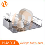 2 Tiered Stainless Steel & Wire Dish Rack