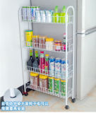High Quality Stainless Steel Movable Storage Cabinet Shelf with Wheels