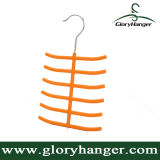New Rubber Coated Plastic Tie Hanger for Display - ABS (GLPH105)