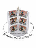 New 18 Pocket Clear Acrylic Spinning Display Rack