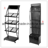 Multi-Purpose Metal Grid Wire Rack & Mesh Basket Display Stand (AD-120827A)