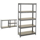 High Quality 5 Tier MDF Galvanized Shelf Metal Storage Racks