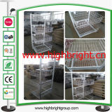 Four Tiers Wire Mesh Basket Rack