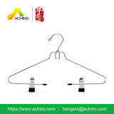 Metal Clothes Hangers with Rubber Coated Clips (MC100)