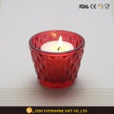 Colored Glass Candle Holder for Wedding Decoration