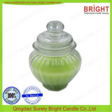 Big Size Glass Jar Candles with Glass Lid