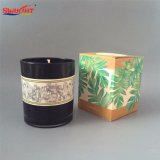 Souvenir Black Spray Glass Cup Candle for Gift