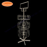 Supermarket Store Wire Shelving Floor Standing Iron Hand Puppet Display Stand