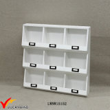 Handmade French Small Decorative Wall White Wooden Shelving Units