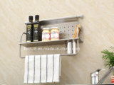 Stainless Steel Spice Rack Chopsticks Bottle with Towel Hanger (319)