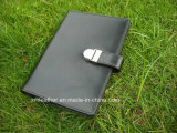 Hard Cover Leather Office Supply Ring Binder Leather File Holder