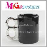 Custom and OEM Welocme Colour Ceramic Cup with Electro-Plating