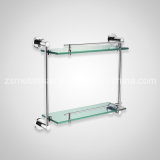 Stainless Steel Bathroom Wall Mounted Glass Shelf (BLJ001)