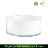 Big Printed Glass Candle Holder for Candle and Flora Decor