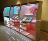 Cosmetic Display Showcase with Liquid Painting, Display Shelf