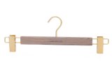High-Grade Solid Wooden Pant Hanger Factory with Clips