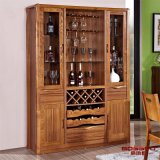 Modern Home Furniture Solid Oak Red Wine Cabinet (GSP9-055)