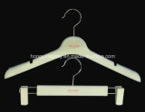 White Color Coat Hanger with Trousers Press