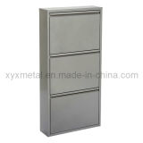 Fashion Style Grey Color Metal Shoe Cabinet