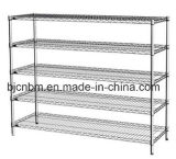 5-Layer Carbon Steel Chrome Anti-Static Industrial Use Wire Shelving