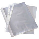 Document Bag, PP Sheet Protector, 11 Hole Sheet Protector (F-A007)