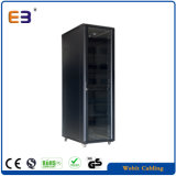 Glass Door Server Rack with Arc Perforated Border Network Switch Cabinet