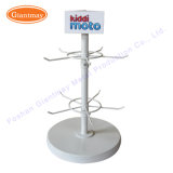 2 Tier Wire Metal Table Counter Top Spinner Shelves Display Rack for Small Products