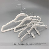 White Velvet Flocked Clothes Hanger Shirt Hanger for Adult & Kids