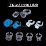 OEM Clear Tattoo Ink Rings Disposable Eyebrow Lip Tattoo Pigments Cup Holder Permanent Makeup Tattoo Ink Ring