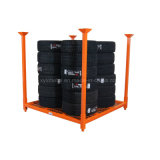 Stacking Tire Rack with Wire Mesh Decking for Passenger & Light Truck Tires