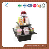 Customized Wooden Square Three Tier Display Table