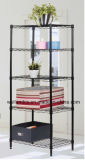 Assembly Adjustable Epoxy Wire Shelving Rack From Metal Furniture (LD7535120A4E)