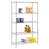 DIY Chrome Metal Grocery Storage Wire Shelving with NSF Approval
