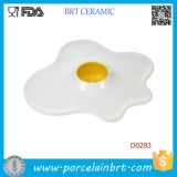 Fried Egg Shape Ceramic Egg Cup Stand for Promotion