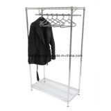 Chrome Wire Shelving Shelves Display Racking with Clothes Rail Retail/Home