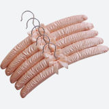 Garment Shop Use Satin Padded Clothes Hanger at Factory Price
