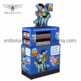 Four Tires Hot Sales Floor Cardboard Stand for Girls' Toys Promotion