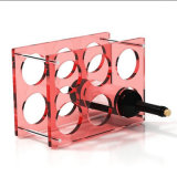 Fashion Acrylic Wine Rack Brief Wine Holder for Room Decoration