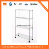 Chrome or Stainless Steel Storage Wire Mesh Shelving 071712