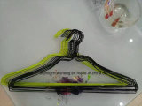 (Anti-skiding grips) Exquisite Plastic Coated Wire Hanger