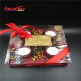 Glass Jar Candles with Color Box