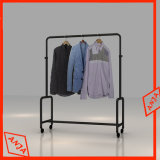 Rolling Garment Rack Portable Clothes Hanger Rail Rack